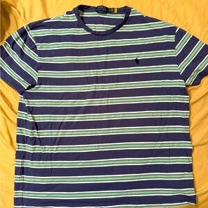 Polo Ralph Lauren men’s xl striped shirt. Worn once!